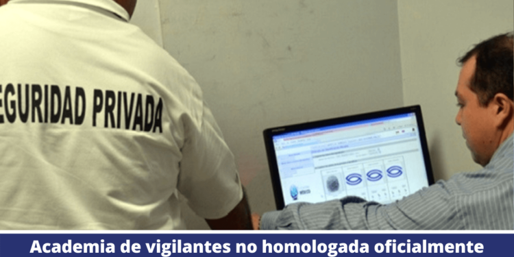 Falso centro de formación de seguridad impartiendo clases