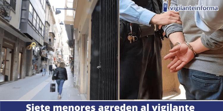 Vigilante de seguridad agredido e increpado por 7 menores