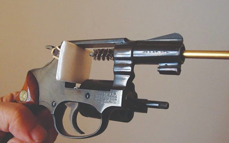 limpiar pistolas