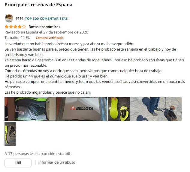 Botas de seguridad Bellota negro con verde 2